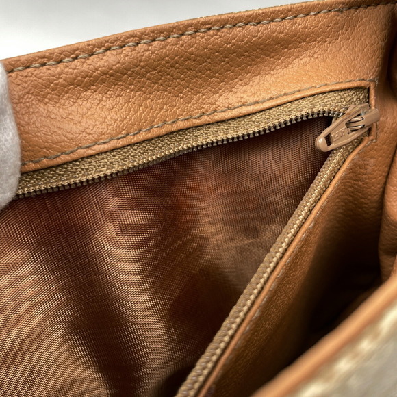 Celine Macadam Shoulder Bag beige brown - Picture 5 of 6